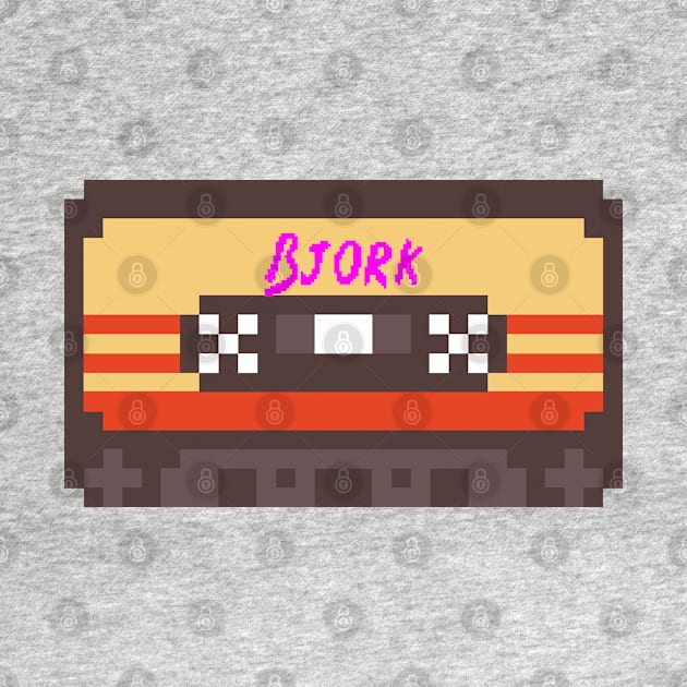 Bjork 8bit cassette by terilittleberids